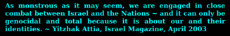 1 - Combat between Israel and the Nations can only be genocidal.png
