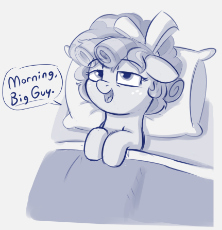 2524742__suggestive_artist-colon-heretichesh_cozy+glow_pegasus_pony_bed_bed+hair_blanket_dialogue_female_filly_freckles_hair+ribbon_pillow_solo_text_under+the+c.png