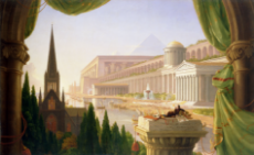 Thomas Cole (1801-1848) the architects dream - Oil on Canvas 1840.jpg