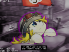 1803383__source needed_safe_artist-colon-anonymous_edit_oc_oc-colon-aryanne_oc only_aryan pony_brick wall_cute_fashwave_flag_goggles_gun_microphone_naz.png