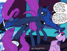 1043874__questionable_artist-colon-messysketch_princess+luna_twilight+sparkle_alicorn_annoyed_consentacles_eye+clipping+through+hair_eye+contact_female.png