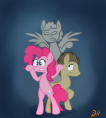 698358__safe_pinkie pie_ponified_doctor whooves_time turner_doctor who_weeping angel_weeping pegasus_artist-colon-paulbalkony.png