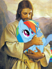 160479__safe_rainbow dash_christianity_holding a pony_human_jesus christ_pony_religion.jpg