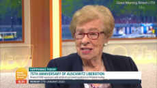 Anne Frank's step-sister Eva Schloss claims photos of Auschwitz are FAKE.mp4
