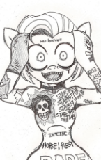 960769__explicit_artist-colon-wootmaster_oc_oc only_oc-colon-tracy cage_armpits_body writing_cute little fangs_ghost rider_horsecock_horse pussy_insani.jpg