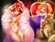 2053622__suggestive_artist-colon-racoonsan_adagio dazzle_sunset shimmer_armpits_bedroom eyes_belly button_belly dance_belly dancer_belly dancer outfit_.jpeg