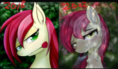 6527460__safe_artist-colon-dashy21_imported+from+derpibooru_roseluck_earth+pony_pony_bust_flower_flower+in+mouth_lidded+eyes_looking+at+you_mouth+hold_neck+fluf.jpg