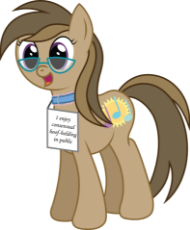 1881812__safe_artist-colon-joey_oc_oc-colon-dawnsong_oc only_collar_cute_earth pony_female_glasses_happy_implied hoof holding_lewd_mare_open mouth_pony.png