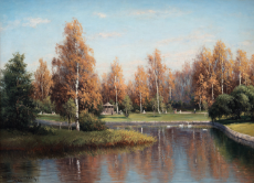 Thorsten Waenerberg (1846-1917) Sunday Idle - Oil on Canvas 1900.jpg